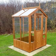Swallow Lark 4x4 Wooden Greenhouse in Oiled