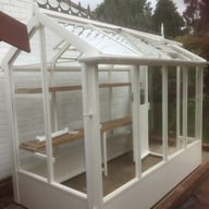 Swallow Lark 4x8 in White Painted Finish