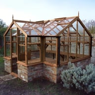 Swallow Mallard 8x11 Dwarf Wall Greenhouse in Thermowood