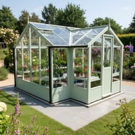 Swallow Mallard 8x11 Wooden Greenhouse