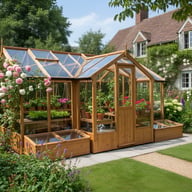 Swallow Mallard 8x15 Wooden Greenhouse