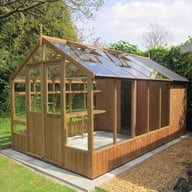 Swallow Raven 8x10 Greenhouse + 4ft Shed Combination