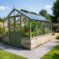 Swallow Raven 8x10 Dwarf Wall Wooden Greenhouse