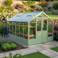 Swallow Raven 8x12 Wooden Greenhouse