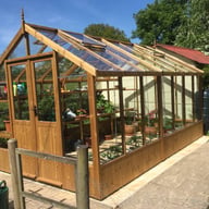 Swallow Raven 8x14 Wooden Greenhouse Oiled