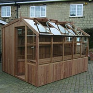 Swallow Rook 8x10 Wooden Potting Shed Thermowood