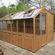 Swallow Rook 8x12 Wooden Potting Shed Thermowood