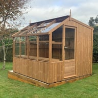 Swallow Rook 8x8 Wooden Potting Shed Thermowood