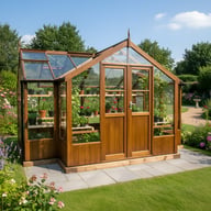 Swallow Swan 8x13 Wooden Greenhouse