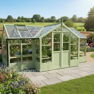 Swallow Swan 8x17 Wooden Greenhouse