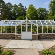 Swallow Swan 8x26 Dwarf Wall Wooden Greenhouse