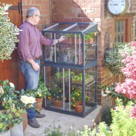 2x3 Access City Growhouse Mini Greenhouse With Glass Back