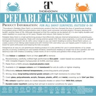 Thorndown Peelable Glass Paint Info