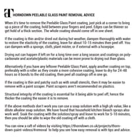 Thorndown Peelable Glass Paint Removal Info