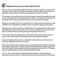 Thorndown Peelable Glass Paint Removal Info