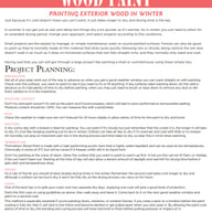 Thorndown Winter Wood Paint Info