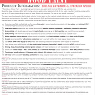 Thorndown Wood Paint Info