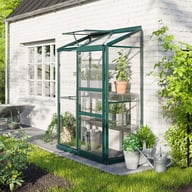 Vitavia 2x4 IDA 900 Green Lean To Greenhouse