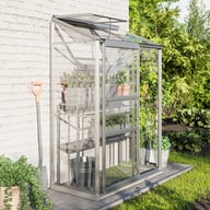 Vitavia 2x4 IDA 900 Lean to Greenhouse - Toughened Glass - original product image