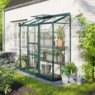 Vitavia 2x6 IDA 1300 Green Lean To Greenhouse