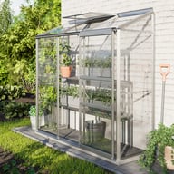Vitavia 2x6 IDA 1300 Lean To Greenhouse - Toughened Glass - original product image
