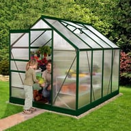 Vitavia 8x6 Venus Green Greenhouse Poly