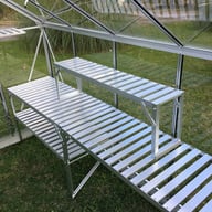 Optional Vitavia Alloy 1 and 2 Tier Staging with Top Tier Extension