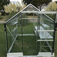Vitavia Apollo 6x8 Greenhouse with Low Threshold Base Entry