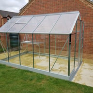 Vitavia Apollo Silver 6x10 Greenhouse with Anodised Finish