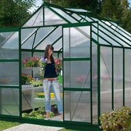 Vitavia Jupiter 8x10 Greenhouse in Powder Coated Green