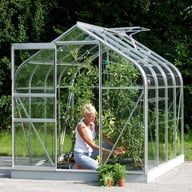 Vitavia Orion Silver 8x6 Greenhouse With Toughened Glazing