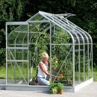 Vitavia Orion Silver 8x6 Greenhouse With Toughened Glazing