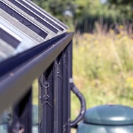 Vitavia Phoenix Black 8x10 Greenhouse Gutter