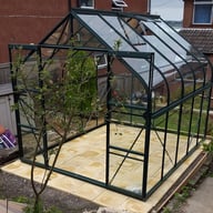 Vitavia Saturn 8x10 Greenhouse in Green Powdercoating