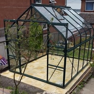 Vitavia Saturn 8x10 Greenhouse in Green Powdercoating