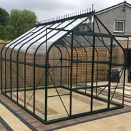 Vitavia Saturn 8x12 Greenhouse in Powder Coated Green