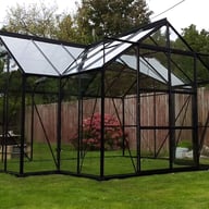 Vitavia Sirius Black T Shaped Greenhouse