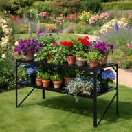 Vitavia 2 Tier Black Staging