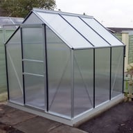Vitavia Venus 6x6 Greenhouse with Polycarbonate Glazing and Bar Capping