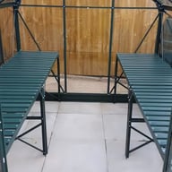Vitavia Venus Green 8x6 Greenhouse with Additional Staging