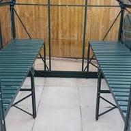 Vitavia Venus Green 8x6 Greenhouse with Additional Staging