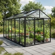 Vitavia 8x13 Black Zeus 10000 Greenhouse