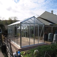 Vitavia Zeus Greenhouse with Downpipe