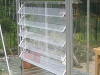 Elite Silver 10 Blade Louvre Vent Aluminium Blades for Titan 