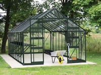 Halls Cotswold Bourton Green 10x20 Greenhouse - Polycarbonate Glazing
