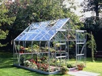 Halls Magnum Silver 8x10 Greenhouse - 3mm Toughened Glazing