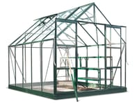 Halls Magnum Green 8x10 Greenhouse - 3mm Toughened Glazing
