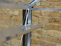 Halls Cotswold 6ft Integrated Shelving in Black