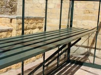 Halls Cotswold 6ft Integrated Staging in Green