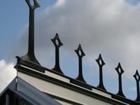 Vitavia 10ft Black Roof Cresting